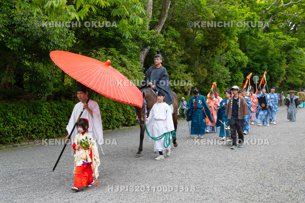 京都府　御霊（上御霊）神社　御霊祭　還幸祭（渡御の儀）　渡御列