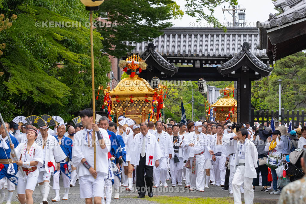 京都府　御霊（上御霊）神社　御霊祭　還幸祭（渡御の儀）　神輿