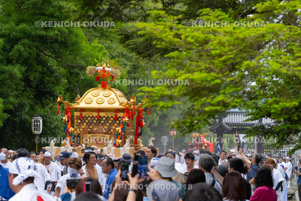 京都府　御霊（上御霊）神社　御霊祭　還幸祭（渡御の儀）　神輿
