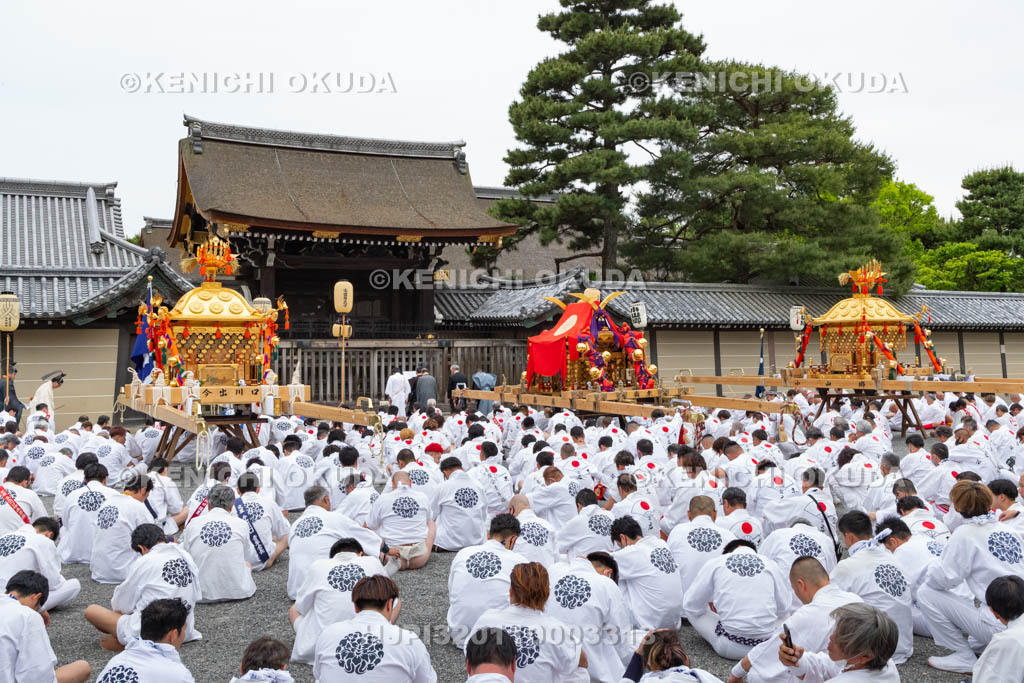 京都府　御霊（上御霊）神社　御霊祭　還幸祭（渡御の儀）　祝詞奏上