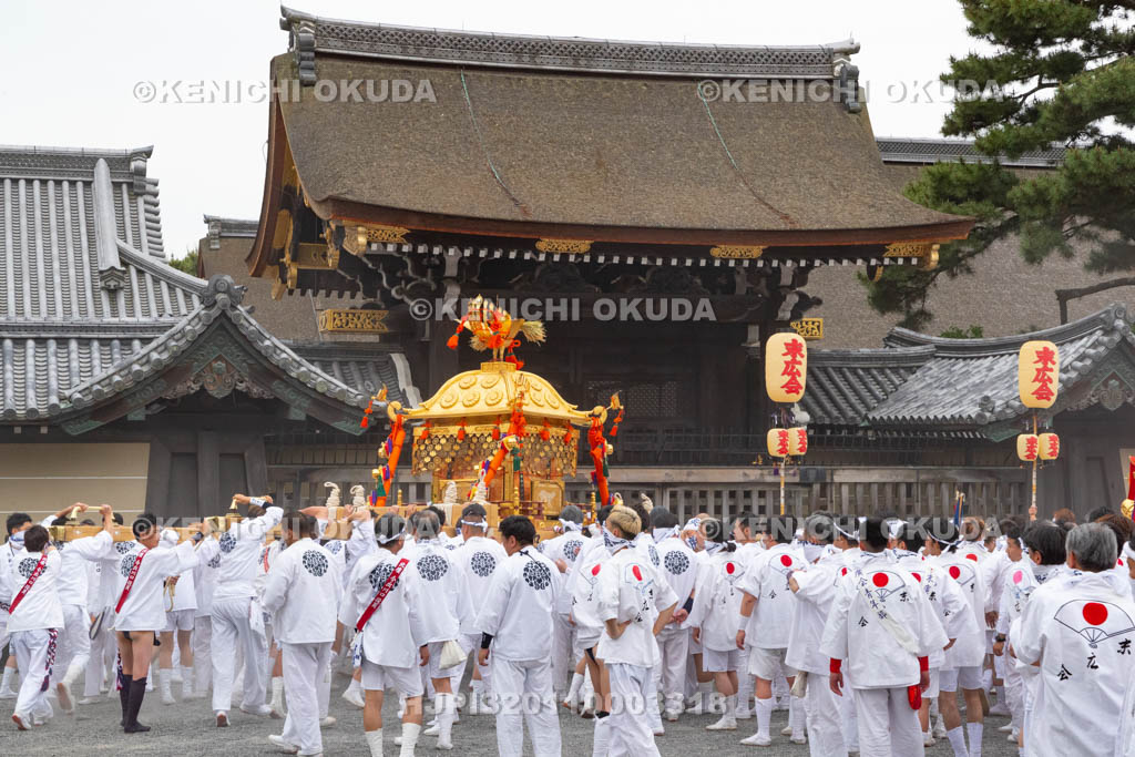 京都府　御霊（上御霊）神社　御霊祭　還幸祭（渡御の儀）