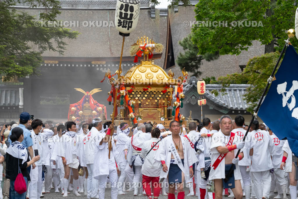 京都府　御霊（上御霊）神社　御霊祭　還幸祭（渡御の儀）