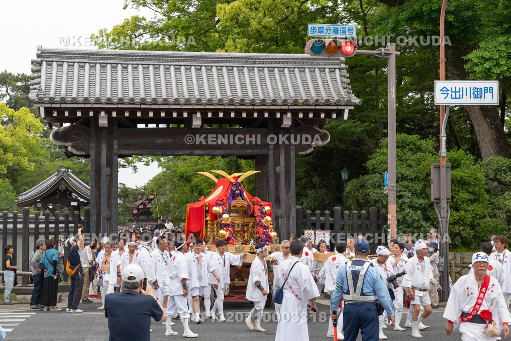京都府　御霊（上御霊）神社　御霊祭　還幸祭（渡御の儀）