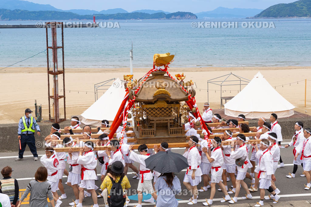 和歌山県　加太春日神社　例大祭　渡御祭（えび祭り）