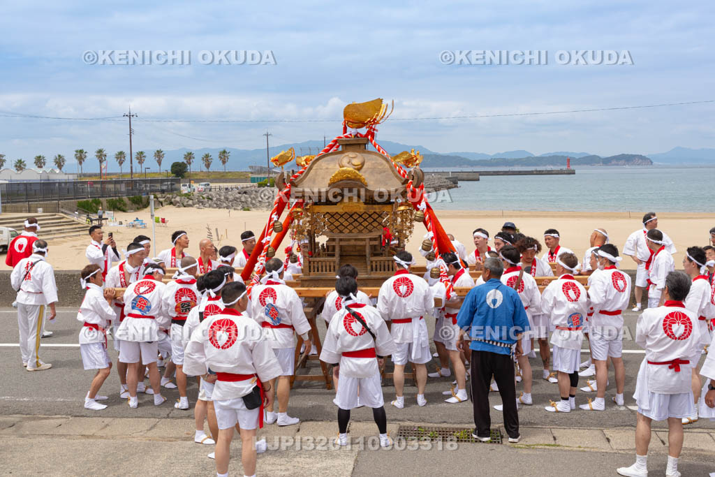 和歌山県　加太春日神社　例大祭　渡御祭（えび祭り）