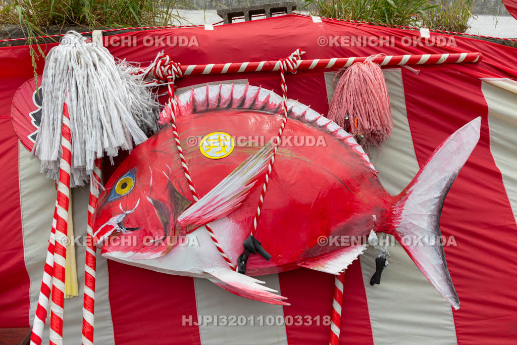 和歌山県　加太春日神社　例大祭　渡御祭（えび祭り）