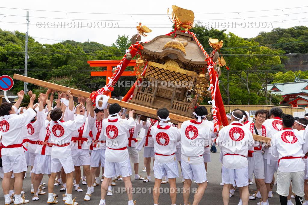 和歌山県　加太春日神社　例大祭　渡御祭（えび祭り）
