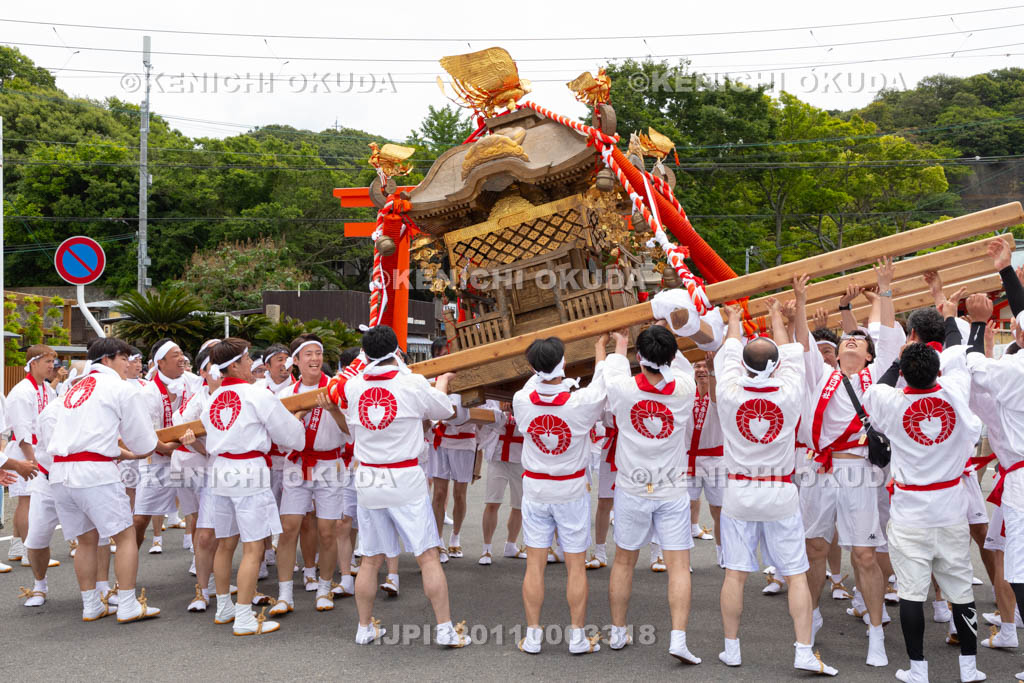 和歌山県　加太春日神社　例大祭　渡御祭（えび祭り）