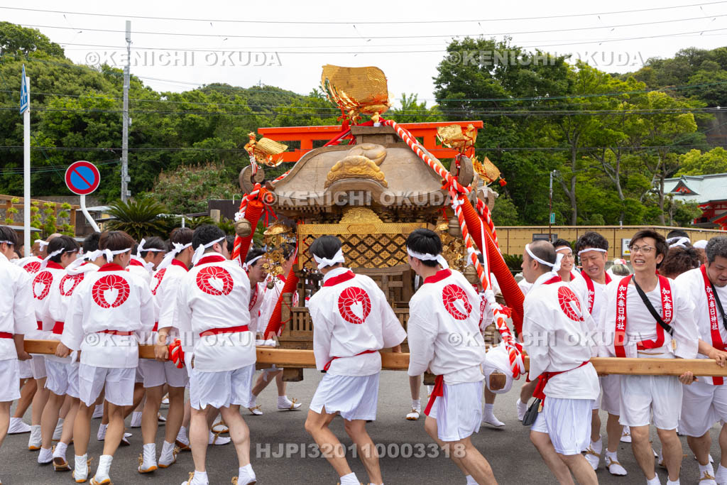 和歌山県　加太春日神社　例大祭　渡御祭（えび祭り）