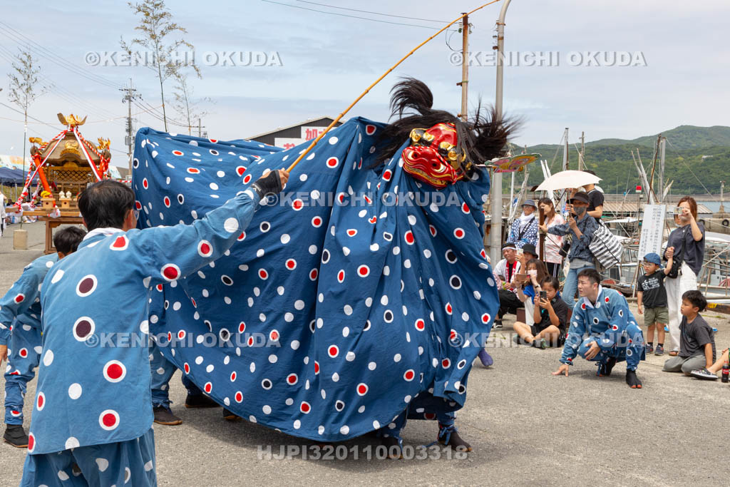 和歌山県　加太春日神社　例大祭　渡御祭（えび祭り）