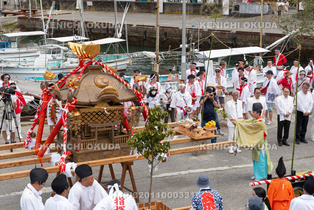 和歌山県　加太春日神社　例大祭　渡御祭（えび祭り）