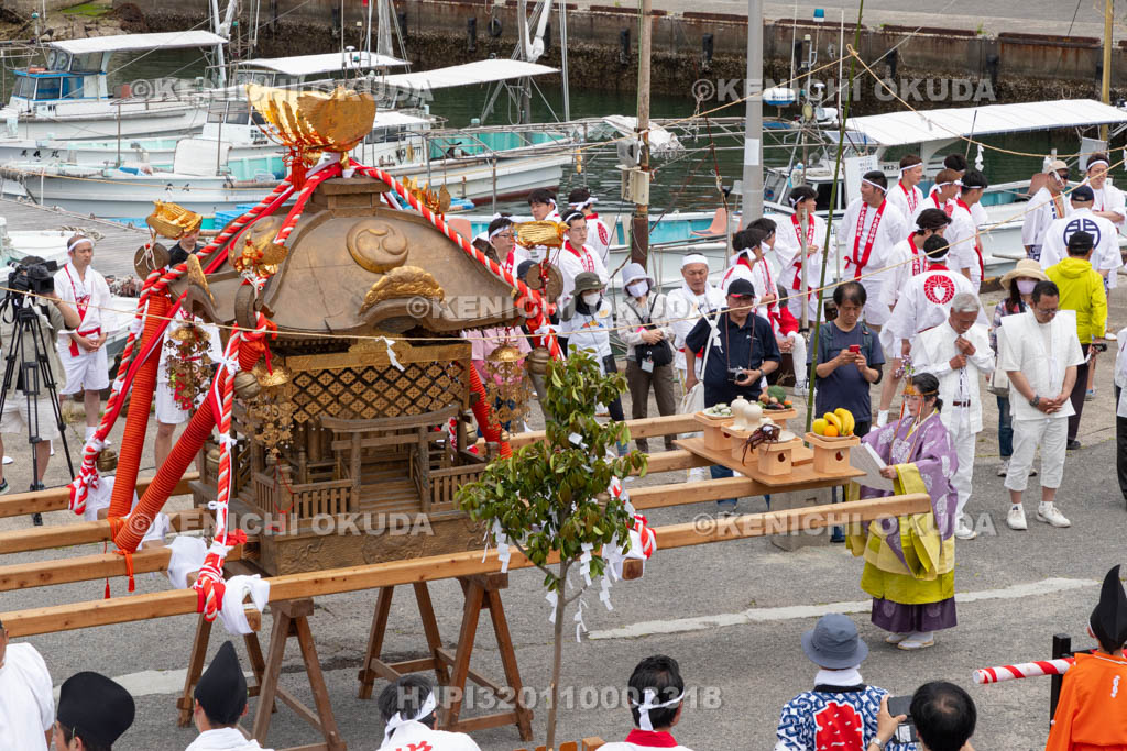和歌山県　加太春日神社　例大祭　渡御祭（えび祭り）