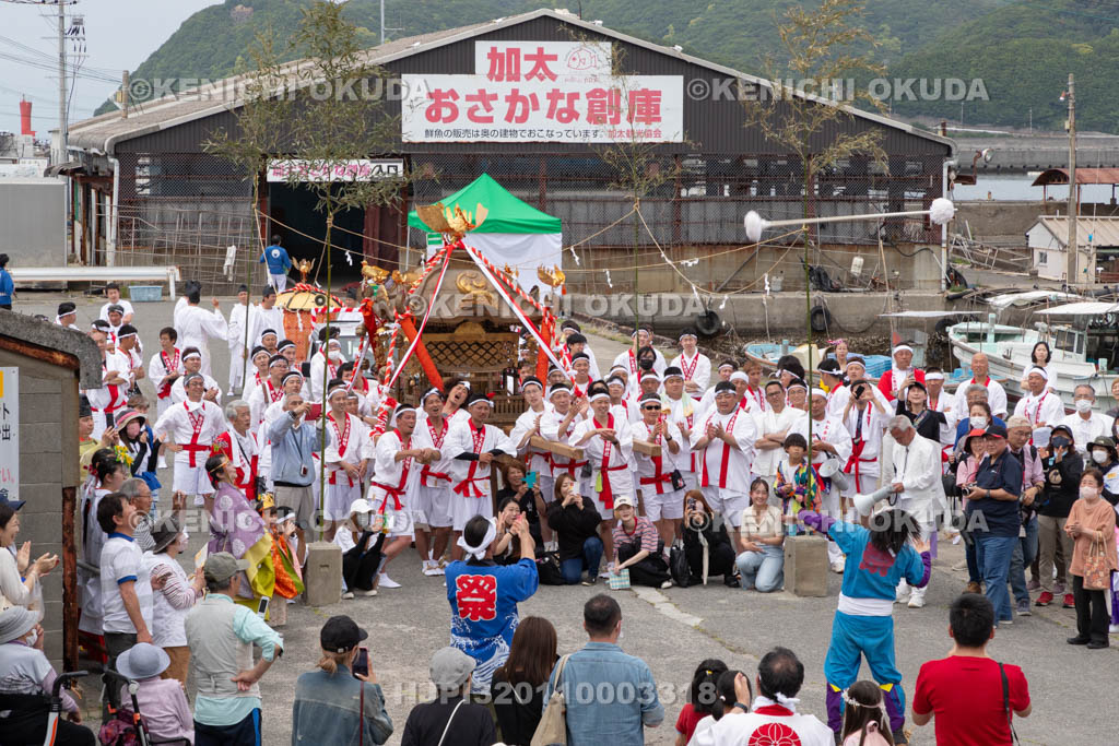 和歌山県　加太春日神社　例大祭　渡御祭（えび祭り）