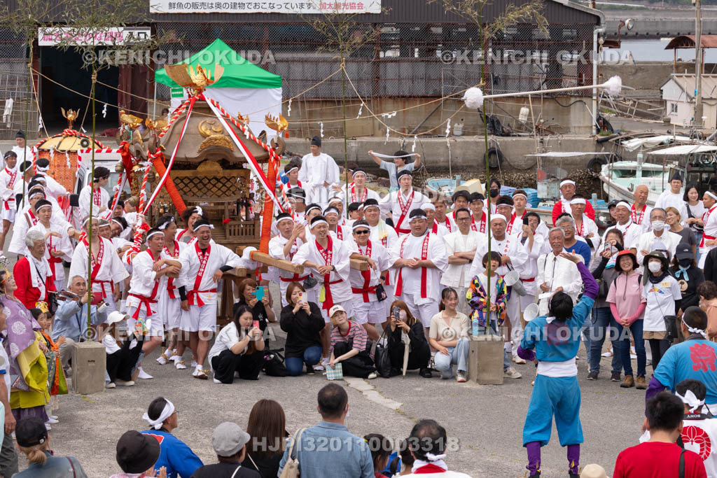 和歌山県　加太春日神社　例大祭　渡御祭（えび祭り）