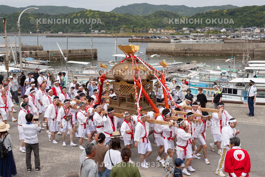 和歌山県　加太春日神社　例大祭　渡御祭（えび祭り）