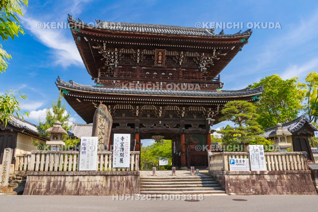 京都府　清凉寺　仁王門