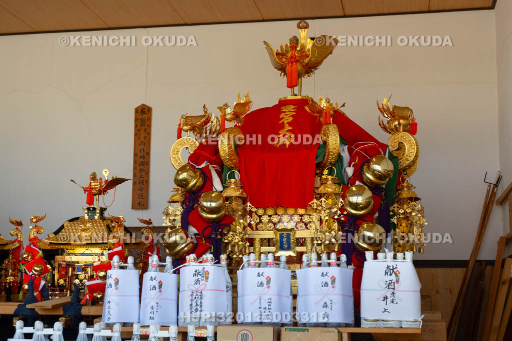 京都府　嵯峨祭　御旅所　神輿（愛宕神社）