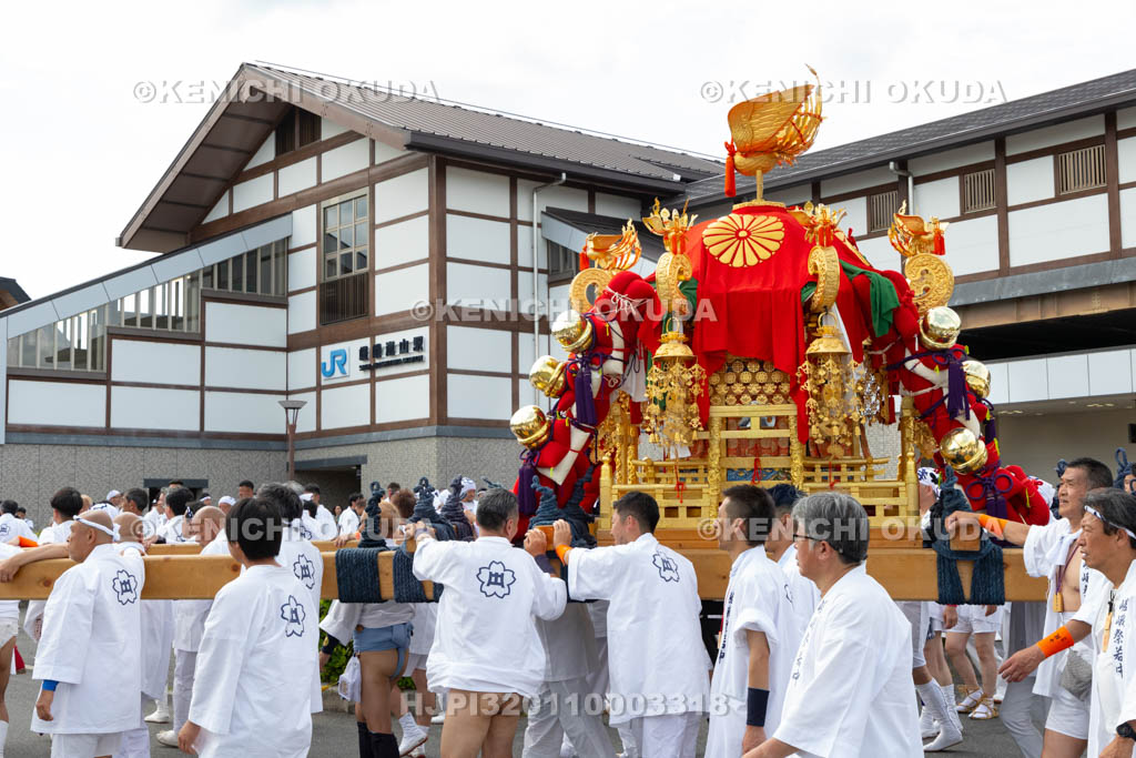 京都府　嵯峨祭還幸祭　神輿渡御