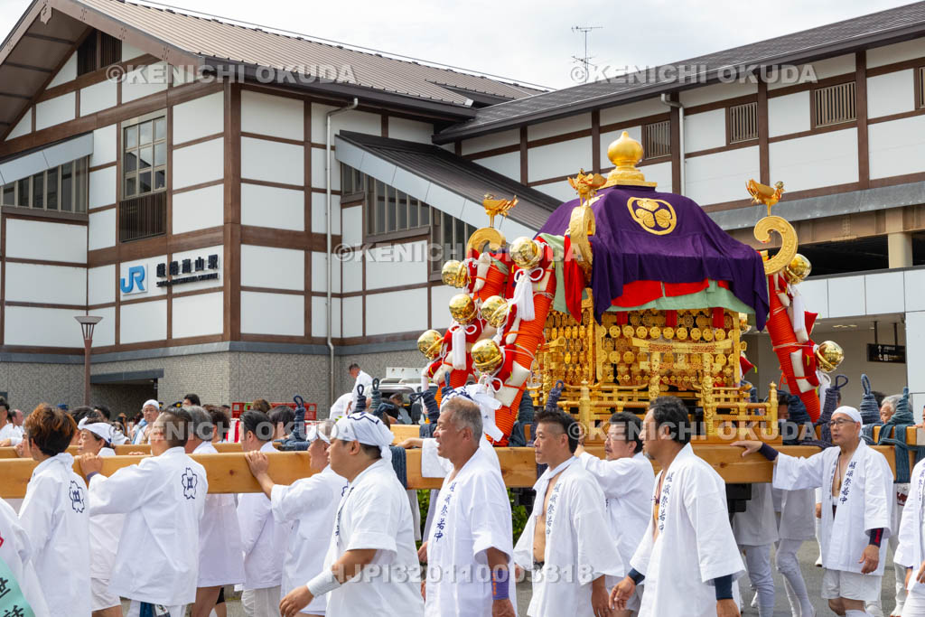 京都府　嵯峨祭還幸祭　神輿渡御