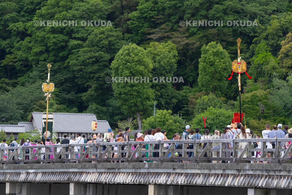 京都府　嵯峨祭還幸祭　剣鉾差し