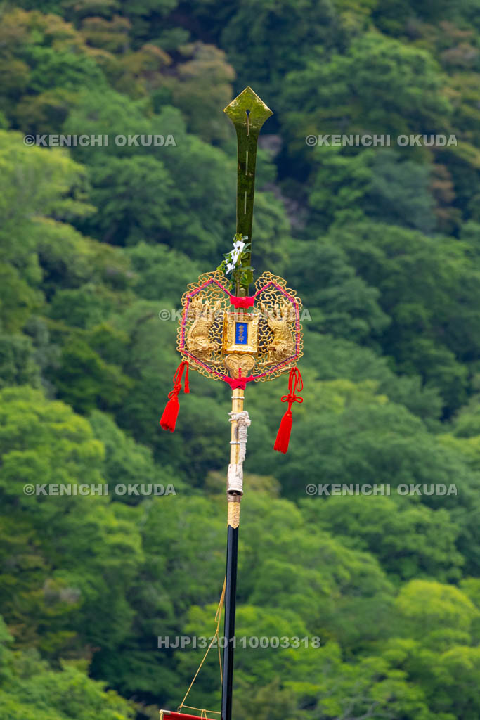 京都府　嵯峨祭還幸祭　剣鉾（麒麟鉾）