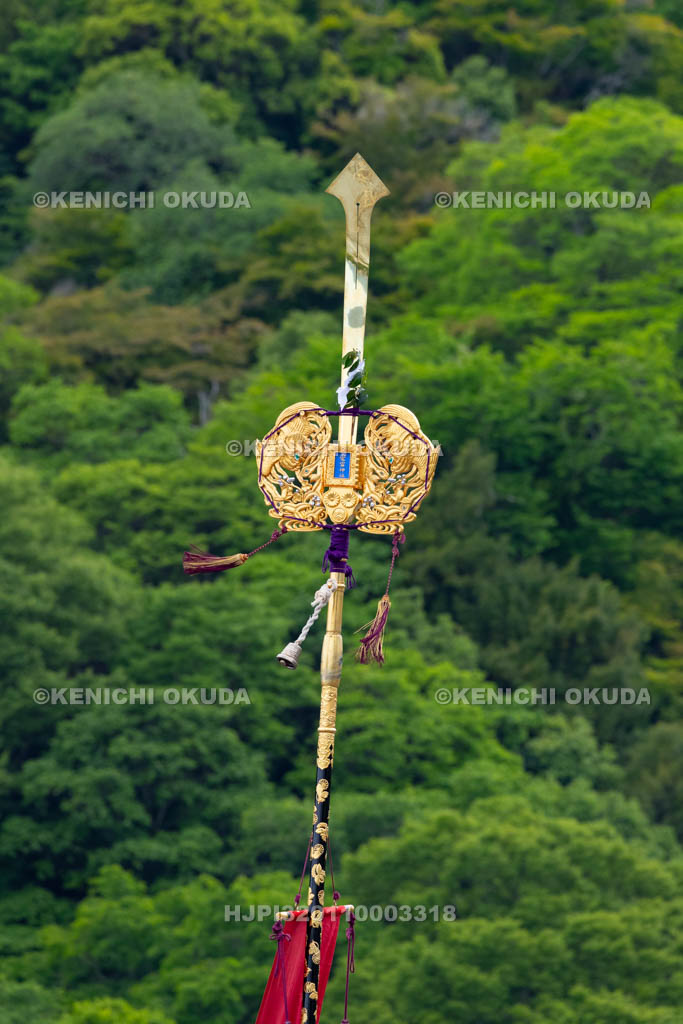 京都府　嵯峨祭還幸祭　剣鉾（沢潟鉾）