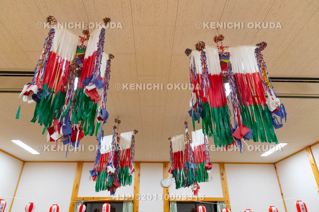 奈良県　十津川の盆踊（小原）　切子灯籠