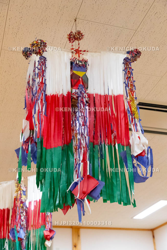 奈良県　十津川の盆踊（小原）　切子灯籠