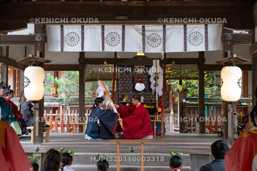 奈良県　手向山八幡宮　転害会　御本社祭典（本宮祭）　御幣