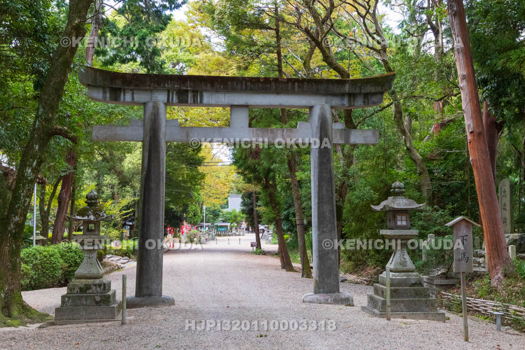 奈良県　大和神社　二の鳥居