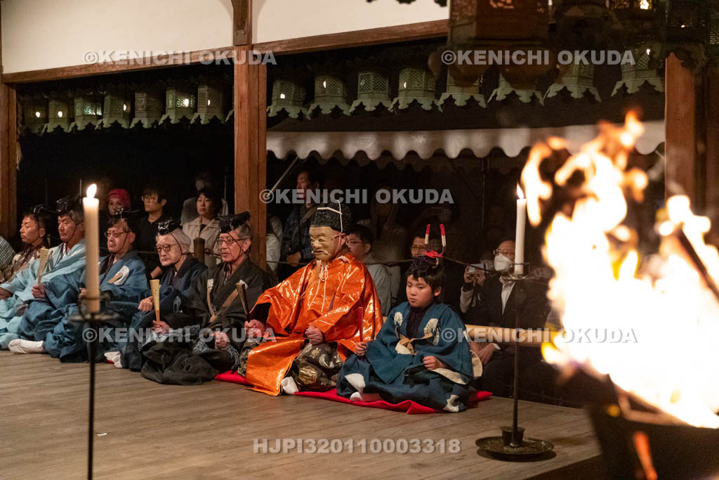 奈良県　奈良豆比古神社　翁舞