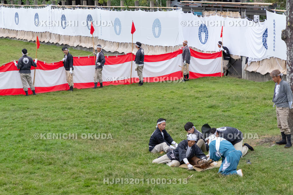奈良県　春日大社鹿苑　鹿の角きり