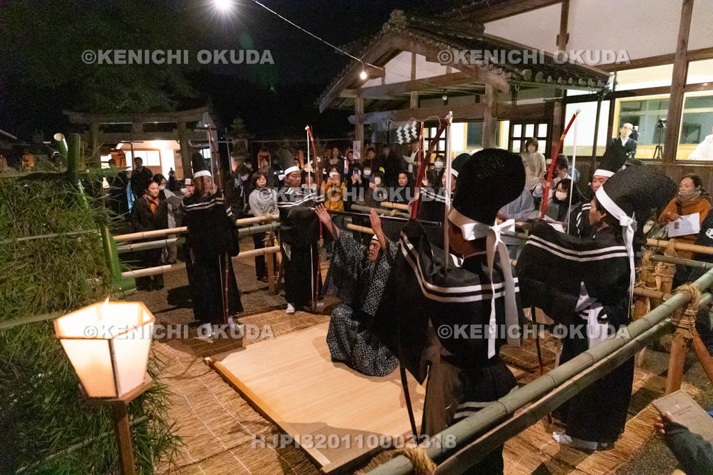 奈良県　八柱神社　題目立　清盛