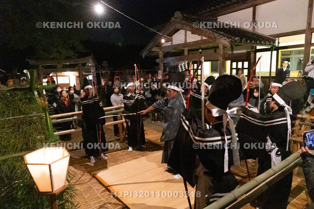 奈良県　八柱神社　題目立　清盛