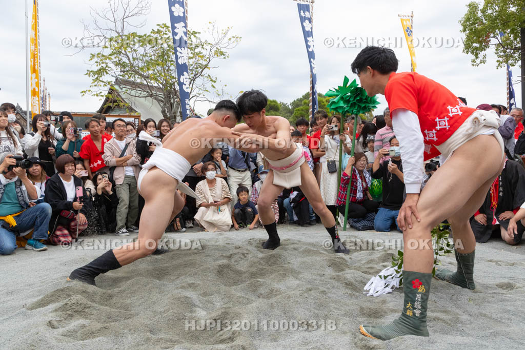 兵庫県　曽根天満宮　秋季例大祭（本宮）　奉納相撲神事