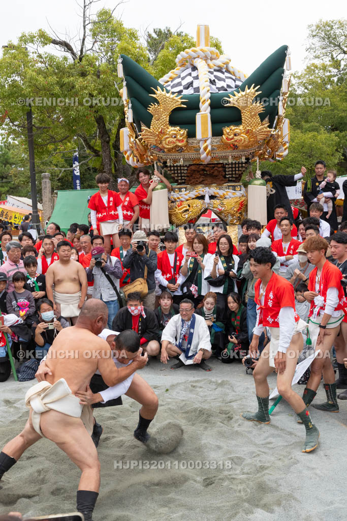 兵庫県　曽根天満宮　秋季例大祭（本宮）　奉納相撲神事