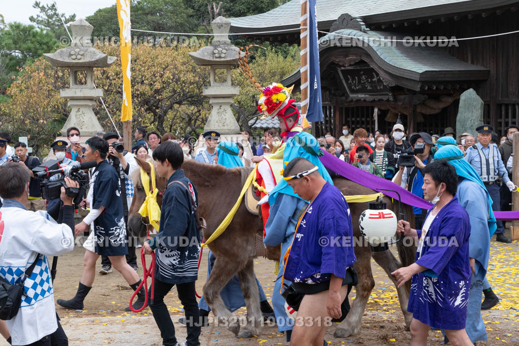 兵庫県　曽根天満宮　秋季例大祭（本宮）　一ツ物宮入
