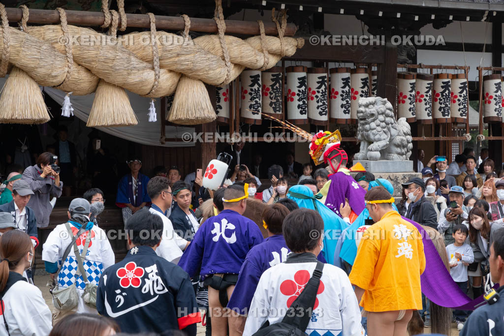 兵庫県　曽根天満宮　秋季例大祭（本宮）　一ツ物宮入