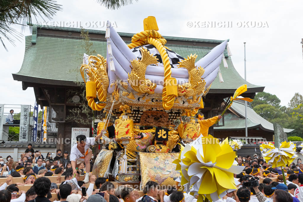 兵庫県　曽根天満宮　秋季例大祭（本宮）　布団屋台宮入（北之町）