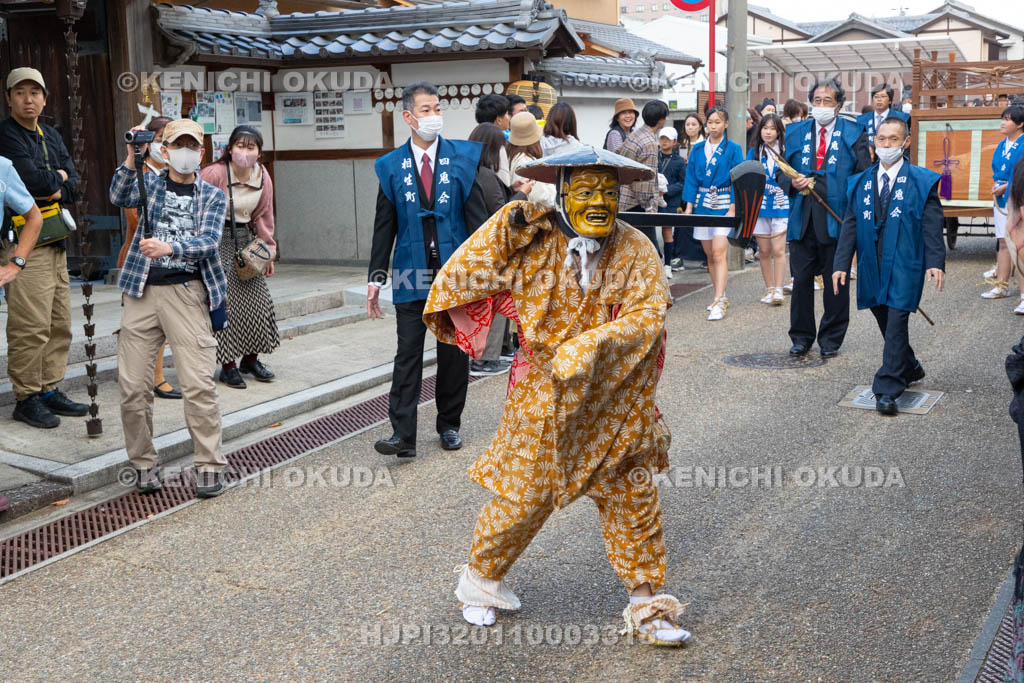 三重県　菅原神社　上野天神祭（宵山）　鬼行列