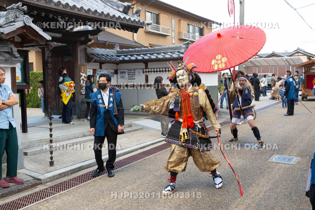 三重県　菅原神社　上野天神祭（宵山）　鬼行列
