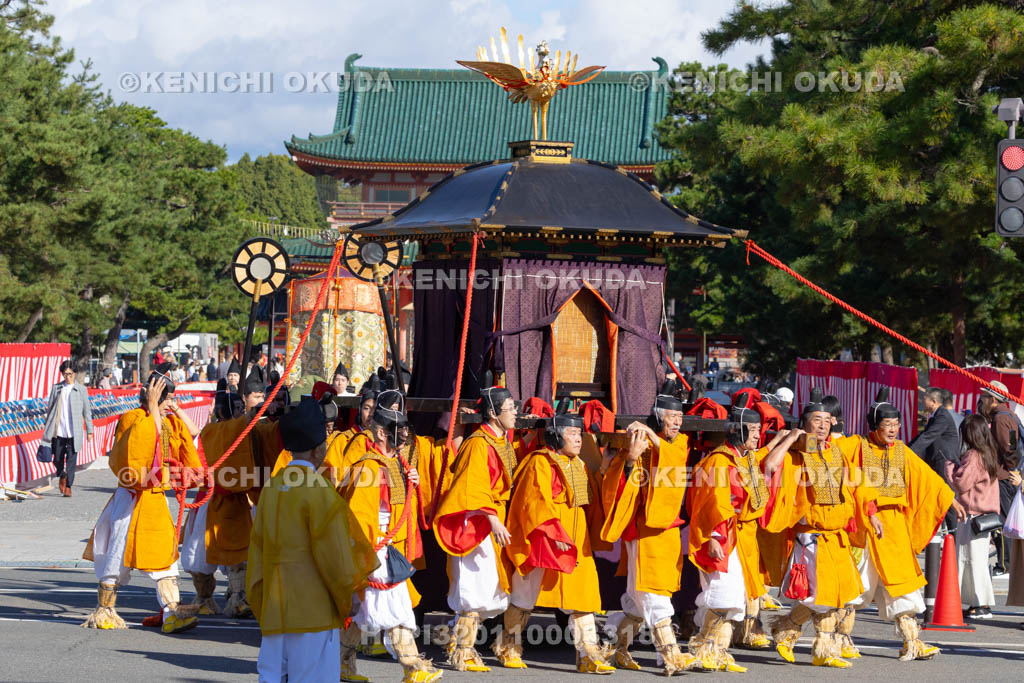 京都府　平安神宮　時代祭　神幸列本宮進発