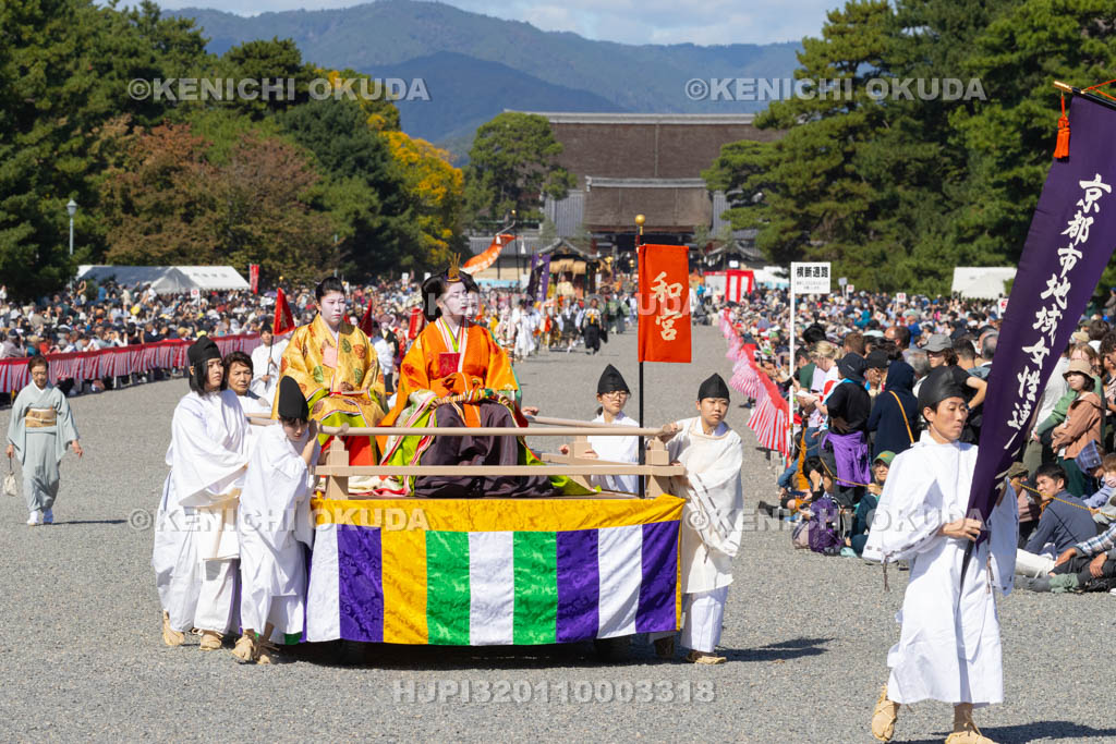 京都府　平安神宮　時代祭　神幸列行在所進発