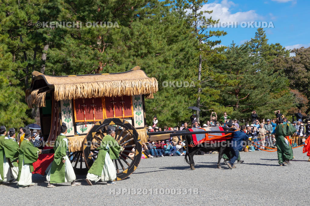京都府　平安神宮　時代祭　神幸列行在所進発