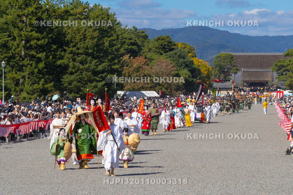 京都府　平安神宮　時代祭　神幸列行在所進発
