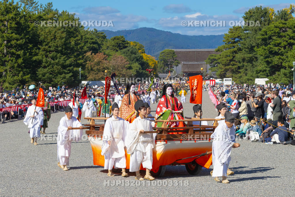 京都府　平安神宮　時代祭　神幸列行在所進発
