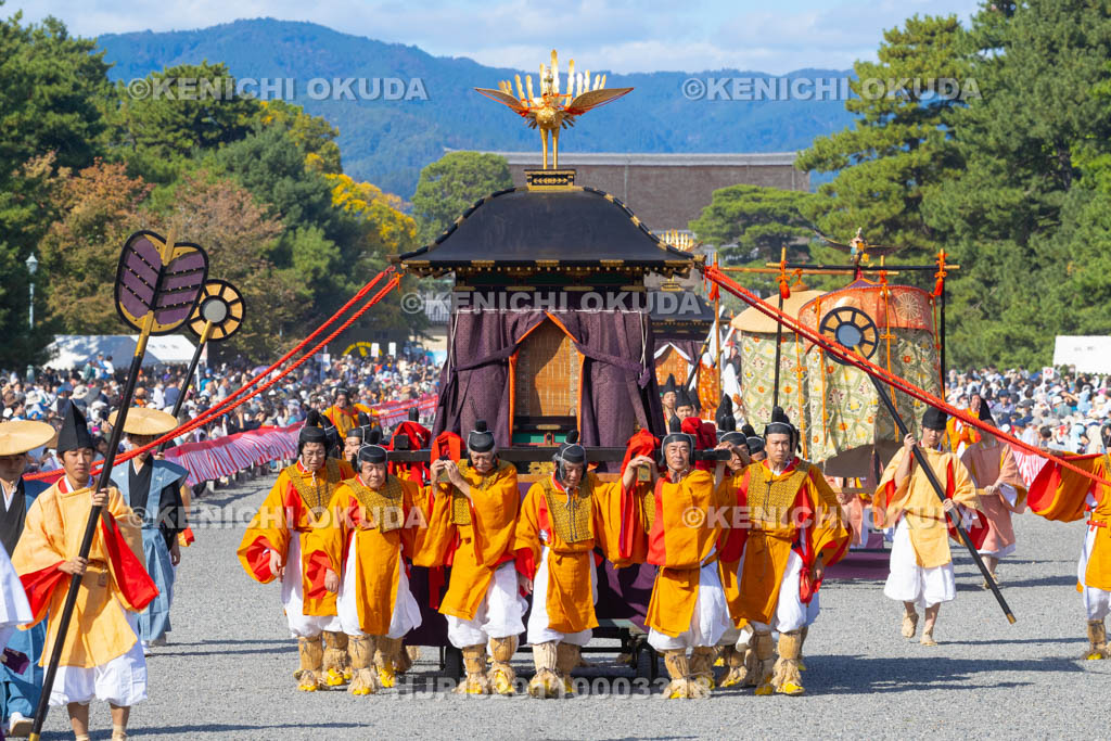 京都府　平安神宮　時代祭　神幸列行在所進発