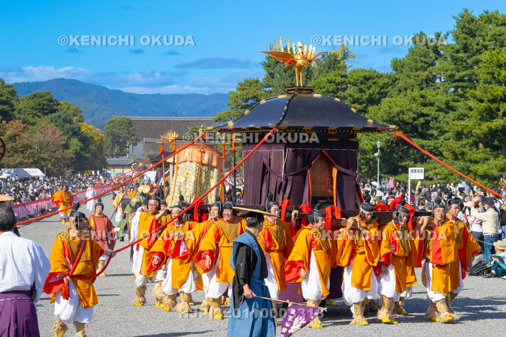 京都府　平安神宮　時代祭　神幸列行在所進発