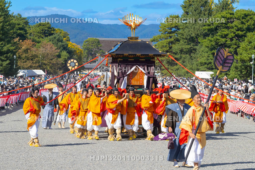 京都府　平安神宮　時代祭　神幸列行在所進発