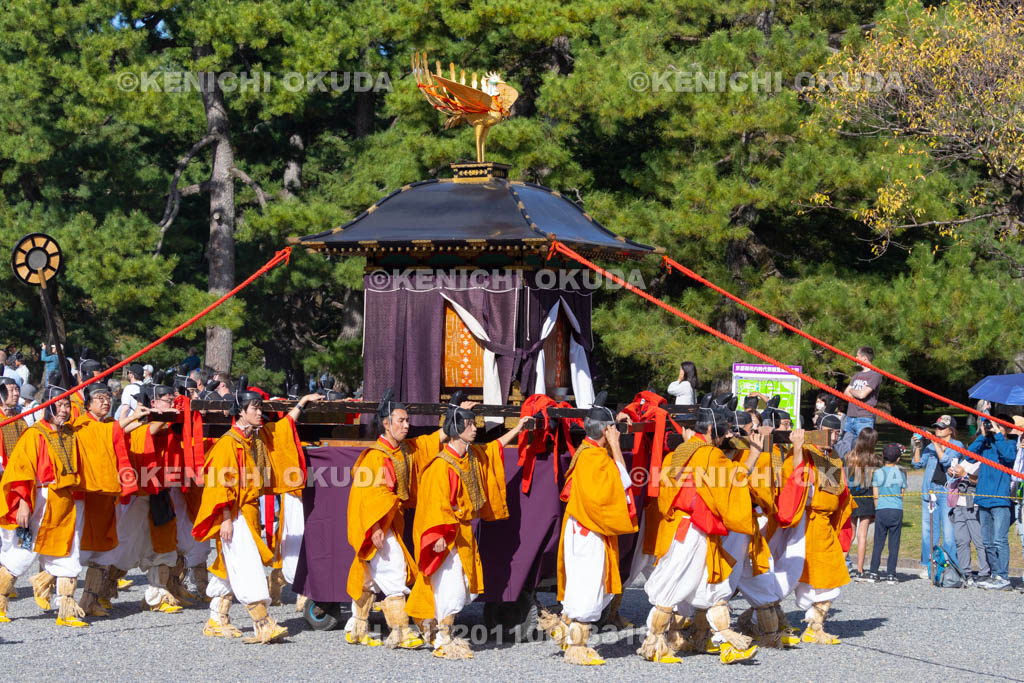 京都府　平安神宮　時代祭　神幸列行在所進発